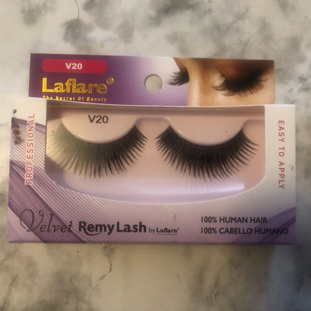 Laflare Velvet Remy Lash V20 Professional 100% Human Hair Eyelashes NIP